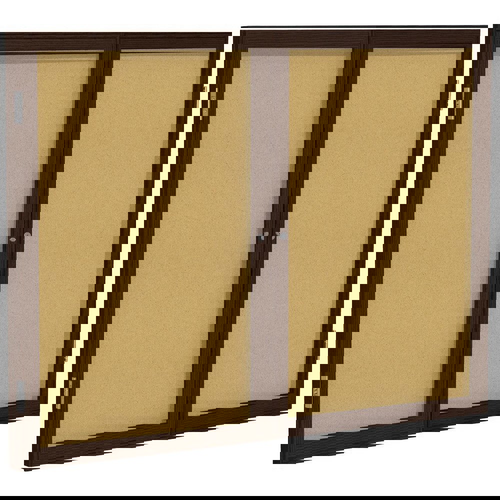 Cork Bulletin Boards; Bulletin Board Type: Enclosed Cork Bulletin Board ; Board Color: Natural ; Board Material: Cork ; Width (Inch): 60 ; Height (Inch): 36 ; Frame Material: Wood